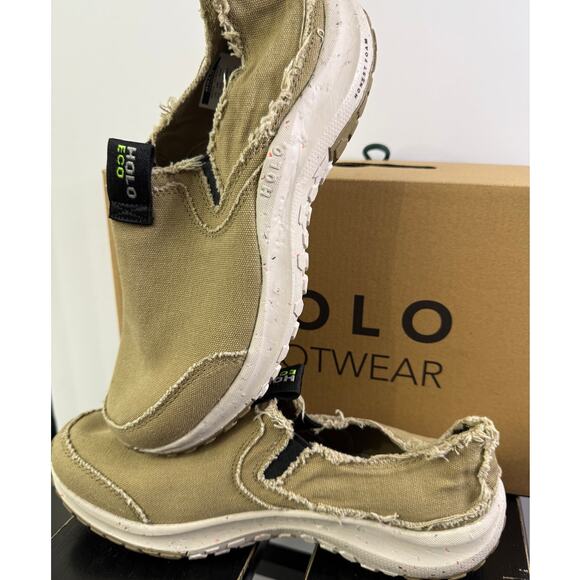 New Holo Mens Footwear Athena Canvas Slip on Loafers Size 9.5 - Picture 5 of 9